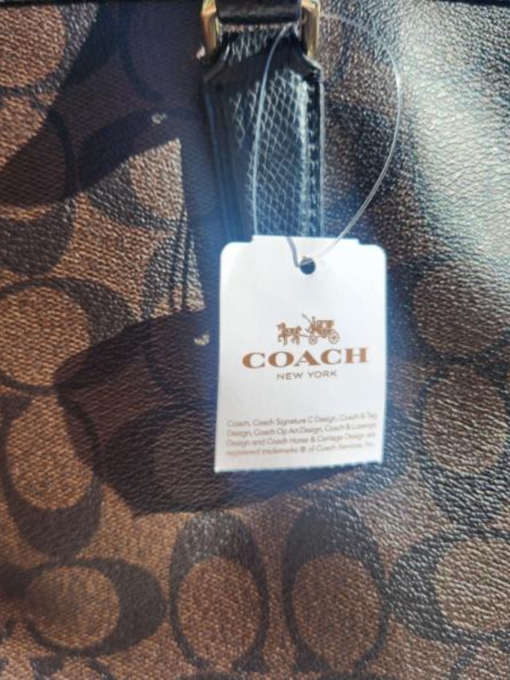 COACH MORGAN SIG SATCHEL HANDBAG F34617 - Picture 4 of 9